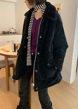 WARM SHIRRING BOOTS CUT PANTS