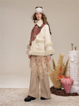 Layered Shirring Pleats Skort
