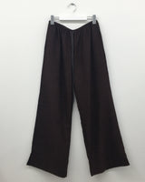 Wavy wide pants (3color)