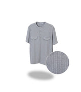 [S/S] Pleats pocket henry neck t-shirts(3color)