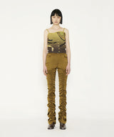 FLARE GATHER PANTS