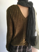 Double Ribbed Two-Way Cardigan (4color)