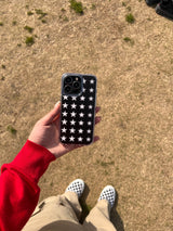 [BLACK] WHITE STARRR Jell Hard Case / TREEFORFIVE345