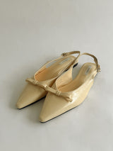 chewing ribbon flat shoes