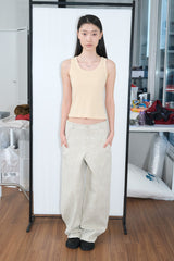 Basic Ribbed Sleeveless (Yellow)
