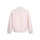 Soft Zip-Up Cotton Blouson Jacket