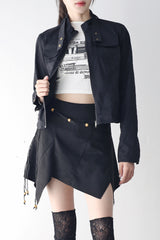 Nessie Strap Biker Jacket