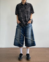 Slash Bermuda Denim Pants