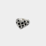 Polka Dot Heart Ring