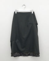 Amud Pintuck Midi Skirt (2color)
