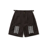 Fern nylon shorts / Brown