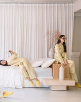 Star Pattern Pajama Set (yellow)