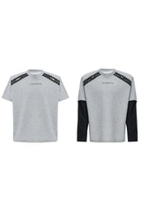 Deconstructed Colorblock Shirt-Tee