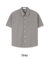 Tay striped crop shirt