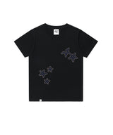 コージースターアップリケ半袖Tシャツ ブラック(CV2GMFT515A)