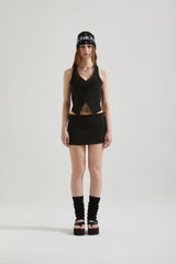STRAP MINI SKIRT