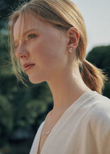 [925 silver] Deux.silver.99 / peanuts song earring (silver)