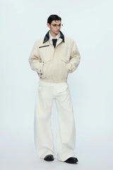 Colorblock Utility Pocket Zip Jacket