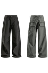 Wrinkled Paratrooper Cargo Pants