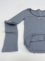 ポルテUネックボーダーTシャツ