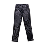 LEATHER STRAIGHT PANTS