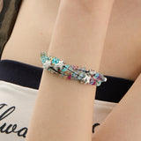 Crystal Star Layer Strap Bracelet