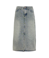 Vanilla Washed Denim Skirt