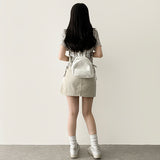 Egg Ivory Leather Backpack
