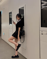 Namon 半袖ニットカーディガン