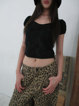 lace puff t