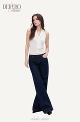 Lady Twist Back Lace Sleeveless Knitwear