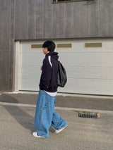 シティカーペンターバルーンデニムパンツ　２色