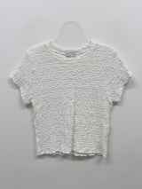 エンボスド リンクル ショート スリーブ Tシャツ