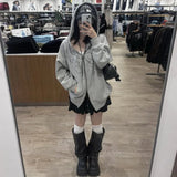 【limited price】R DOT WING OVER FIT 2-WAY ZIP-UP (2color) 
