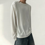 EGENダイアゴナル ジッパー インシジョン ロングスリーブ Tシャツ