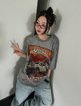 Salted Truck Vintage Over Short Sleeve Tee