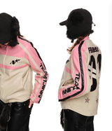 IN STOCK | PADDED MOTO JACKET – PINK