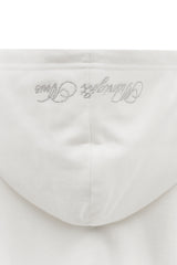 bt フードジップアップ (white)
