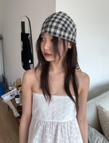 CHECK HAIR SCARF (2C)