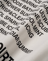コーラルレタリングショートスリーブTシャツ