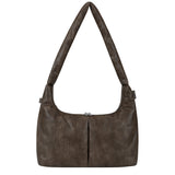 Soft Basket Hobo Bag (M)(brown)