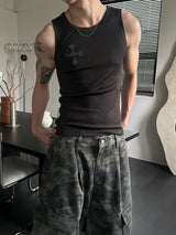 Cross muscle fit sleeveless(2color)