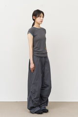 (W) Cap Modal Layered Top