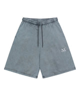 EASE PIGMENT WASHING BANDING BERMUDA HALF PANTS UNISEX (3Color)