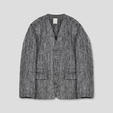 90's Carlton Moehair No Collar Jacket (2 colors)
