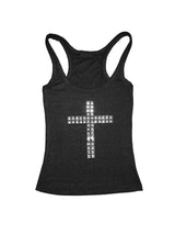 rainbow piece cross mini top(3 color)