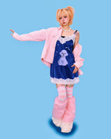 gyaru pop fur leg warmer (9color) 