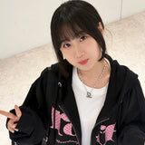 【即日発送】ロフタイププレイスペースドットオーバーフィット2ウェイジップアップ (3color)