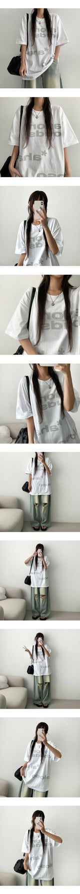 Dure レタリング半袖Tシャツ