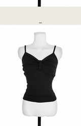 piz ribbon volume sleeveless top